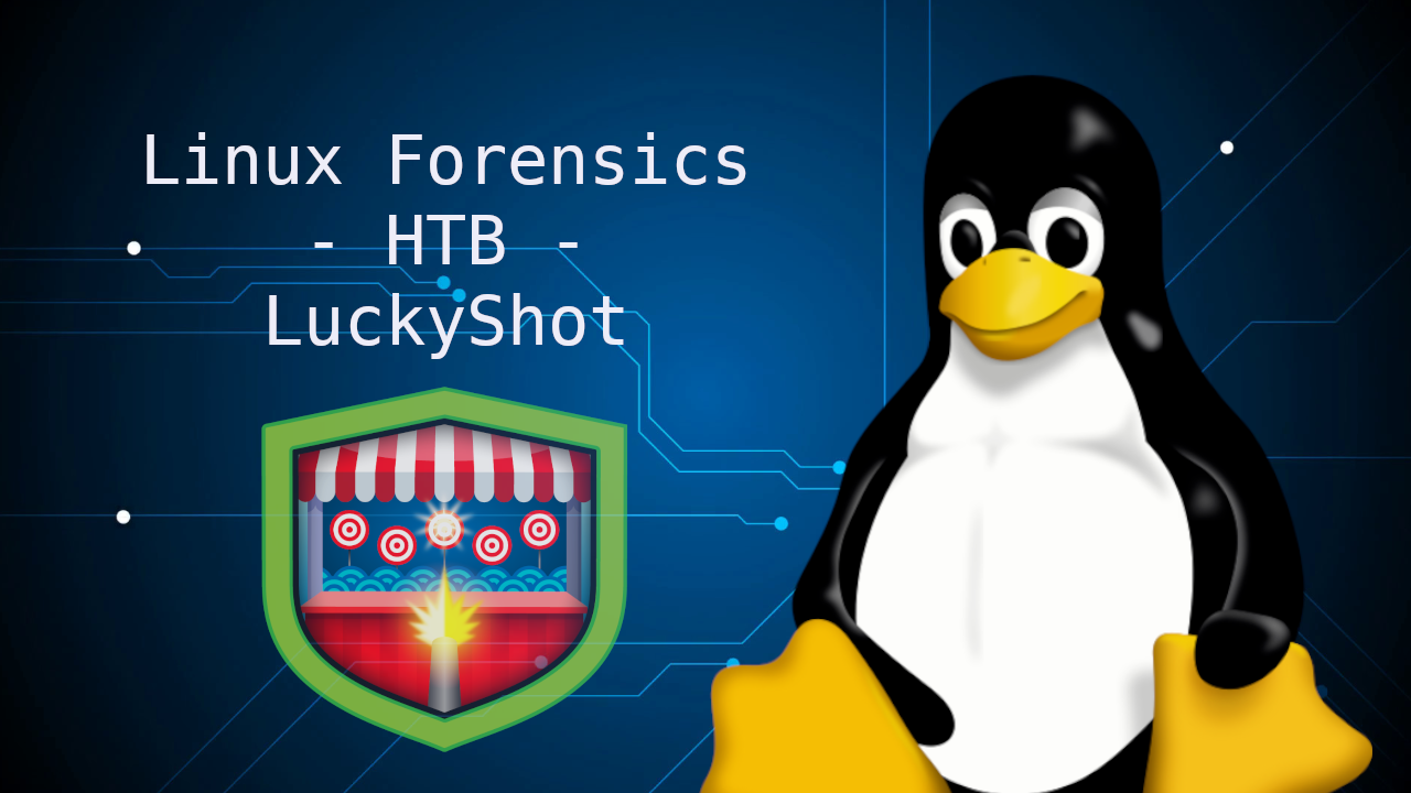 Logo for the LuckyShot write-up.